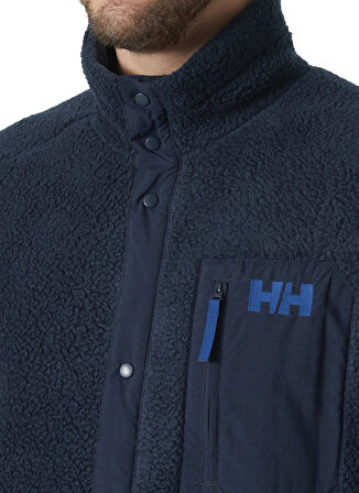 Helly Hansen Düz Lacivert Erkek Polar Sweatshırt HHA.63348_HELLY HANSEN PANORAMA PIL