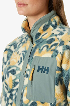 Helly Hansen Helly Hansen W imperial Printed Pile Snap Kadın Sarı Polar 63373-389