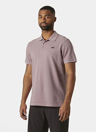 Helly Hansen HHA.33980_HELLY HANSEN TRANSAT POLO Mor Normal Düz Erkek Polo T-Shirt