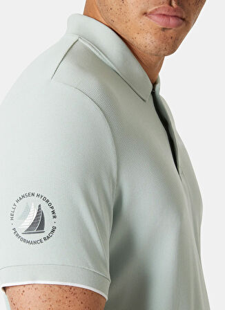 Helly Hansen HHA.34367_HELLY HANSEN OCEAN POLO 2 Gri Normal Düz Erkek Polo T-Shirt