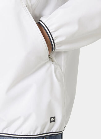 Helly Hansen HHA.54378_HELLY HANSEN W KOSTER YAĞ Beyaz Ceket Yaka Normal Düz Kadın Yağmurluk