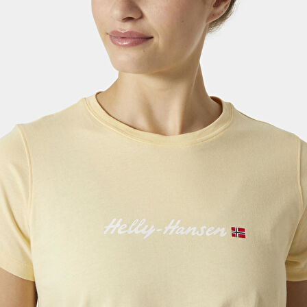 HELLY HANSEN W CORE GRAPHIC T-SHIRT 2.0 HHA.54592YellowCream