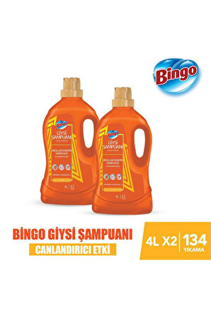 Bingo Giysi Şampuanı Canlandırıcı Etki 4l 2'li