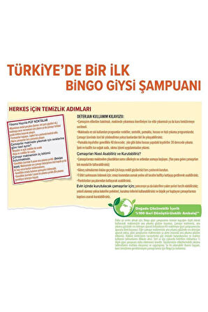 Bingo Giysi Şampuanı Canlandırıcı Etki 4l 4'lü