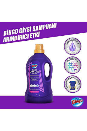 Bingo Giysi Şampuanı Karma Paket 4l 2'li