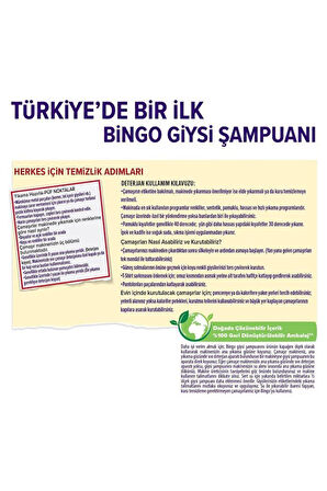 Bingo Giysi Şampuanı Arındırıcı Etki 4l 4'lü