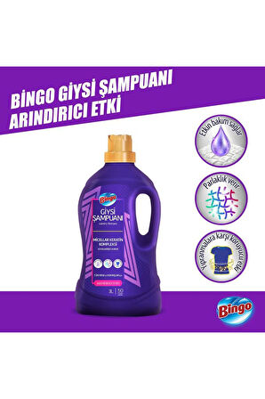 Bingo Giysi Şampuanı Karma Paket 3l 2'li