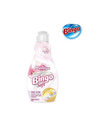 Bingo Soft Konsantre Çamaşır Yumuşatıcısı Manolya 1440 ml X 4 Adet