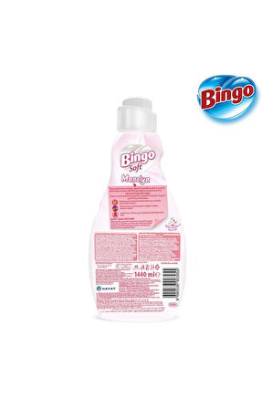 Bingo Soft Konsantre Çamaşır Yumuşatıcısı Manolya 1440 ml X 4 Adet