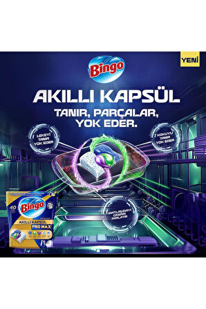 Bingo Akıllı Kapsül Pro Max Bulaşık Deterjanı Tableti 120-li