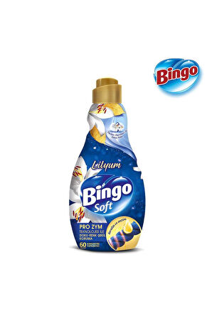 Bingo Soft Konsantre Çamaşır Yumuşatıcısı Lilyum 1440 ml X 4 Adet