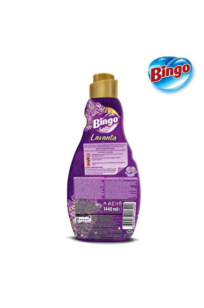 Bingo Soft Konsantre Çamaşır Yumuşatıcısı Lavanta 1440 ml X 4 Adet