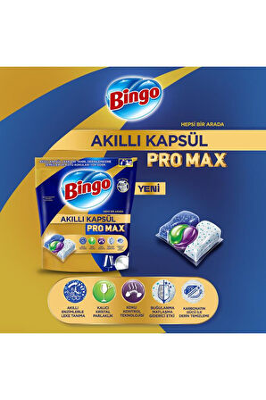 Bingo Akıllı Kapsül Pro Max Bulaşık Makinesi Deterjanı Tableti 240'lı