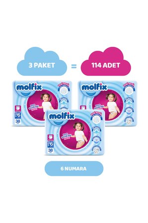 Molfix Pants 6 Beden Fırsat Paketi 114 Adet
