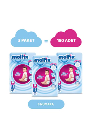 Molfix Pants 3 Beden Fırsat Paketi 180 Adet
