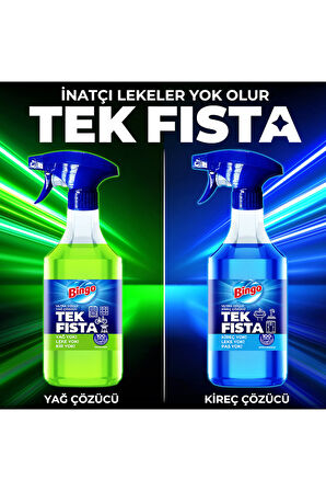 Bingo Sprey Yağ Çözücü 900 MLX2 + Bingo Sprey Kireç Sökücü 900 MLX1