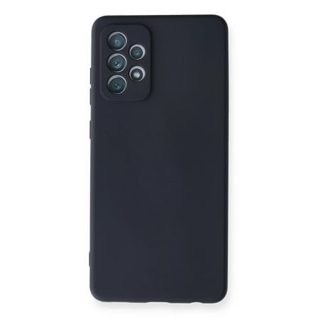 Samsung Galaxy A72 Kılıf Nano içi Kadife Silikon - Lacivert