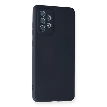 Samsung Galaxy A72 Kılıf Nano içi Kadife Silikon - Lacivert