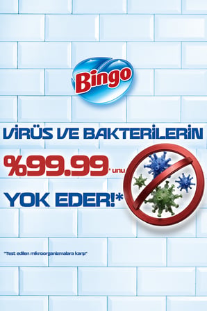 Bingo Oksijen Çamaşır Suyu Okaliptus 4LX2 Adet