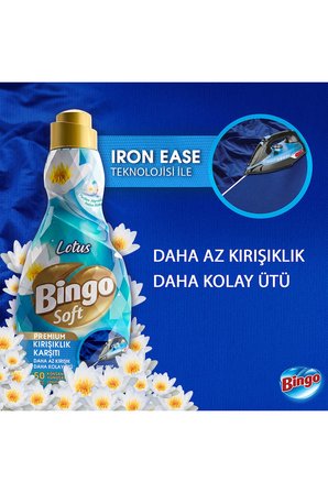 Bingo Soft Konsantre Yumuşatıcı Kırışıklık Karşıtı 1200MLX4
