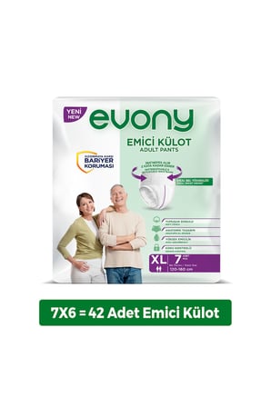 Evony Emici Külot Unisex XL Beden 42 Adet