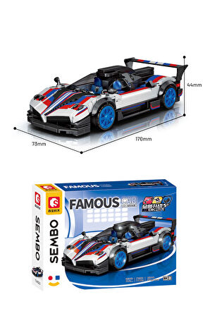 Sembo Block Pagani Zonda R Yapı Bloğu Seti 321 Parça