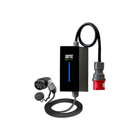 SGSTEC Home 7,4kW -11kW - 22kW Type2 32A 5mt Kablolu Elektrikli Araç Şarj Cihazı