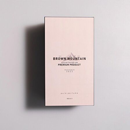 NCBM BROWN MOUNTAIN 100ML NICHE PARFÜM