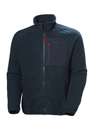 Helly Hansen HHA.49460_HHA.598_PANORAMA PILE BLO Lacivert Dik Yaka Normal Desenli Erkek Polar Sweatshırt