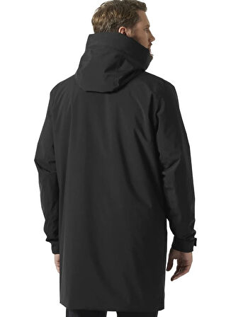 Helly Hansen HHA.53541_HHA.991_MUNICH INS YAĞMUR Siyah Kapüşon Yaka Normal Düz Erkek Yağmurluk