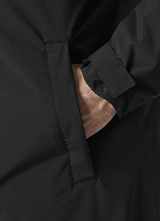 Helly Hansen HHA.53541_HHA.991_MUNICH INS YAĞMUR Siyah Kapüşon Yaka Normal Düz Erkek Yağmurluk