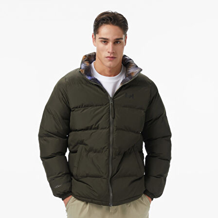 Helly Hansen Yu 23 Reversible Puffer Erkek Gri Outdoor Mont