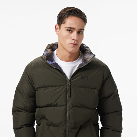 Helly Hansen Yu 23 Reversible Puffer Erkek Gri Outdoor Mont