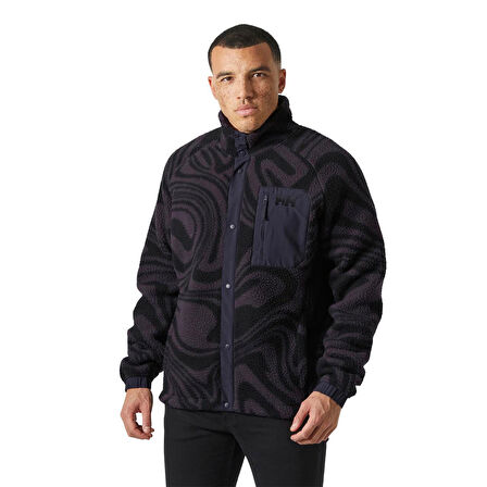 Helly Hansen Erkek Polar Panorama Printed Pile Snap