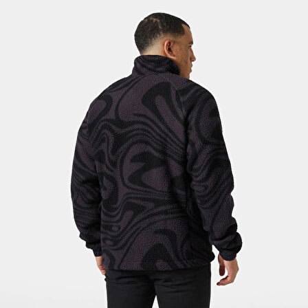 Helly Hansen Panorama Printed Pile Snap Mont Erkek Polar