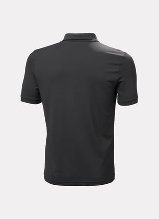 Helly Hansen HHA.34545_HHA.980HP FIGARI Antrasit Fitted Logo Baskılı Erkek Polo T-Shirt