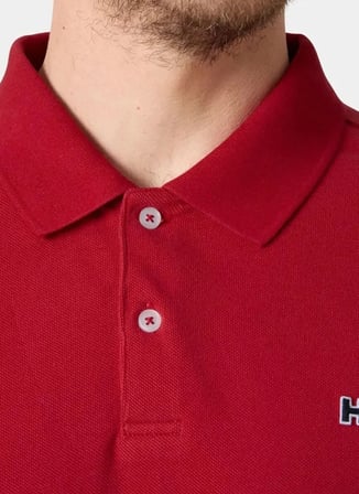 Helly Hansen HHA.54543_HHA.162HUDSON Kırmızı Normal Erkek Polo T-Shirt