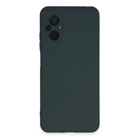 Xiaomi Poco M5 Kılıf Nano içi Kadife Silikon - Koyu Yeşil