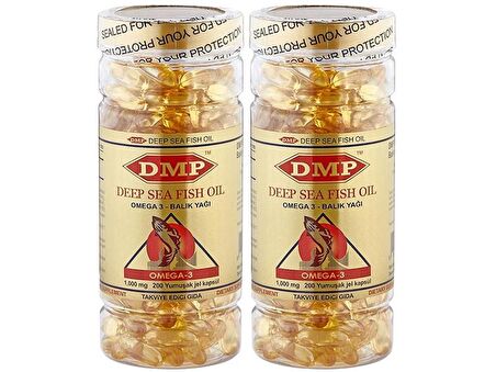 Dmp Omega 3 1000 Mg Balık Yağı 2x200 Softgel
