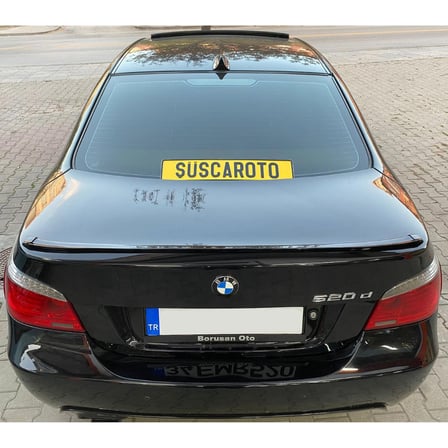 Bmw 5 Serisi E60 2003-2010 Samurai M3 Tip Bagaj Üstü Spoiler Bagaj Çıtası Piano Black Parlak Siyah