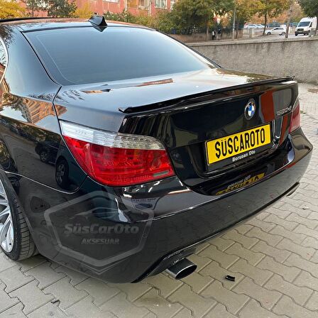 Bmw 5 Serisi E60 2003-2010 Samurai M3 Tip Bagaj Üstü Spoiler Bagaj Çıtası Piano Black Parlak Siyah