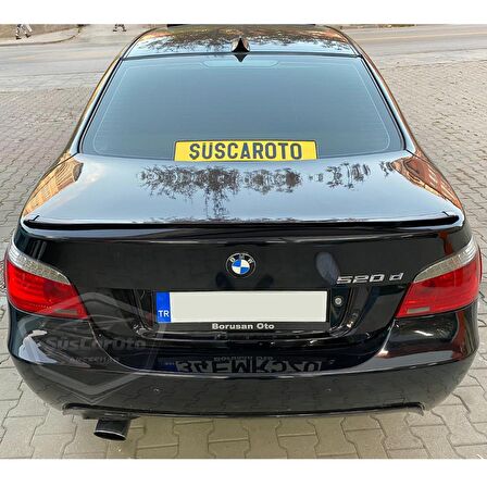 Bmw 5 Serisi E60 2003-2010 Samurai M3 Tip Bagaj Üstü Spoiler Bagaj Çıtası Piano Black Parlak Siyah