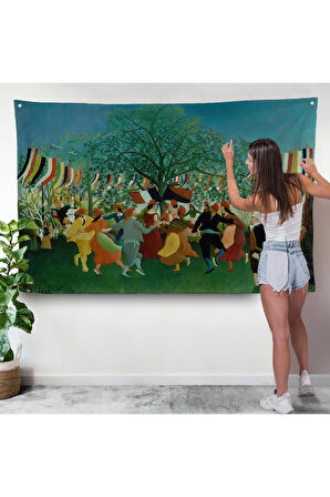 Henri Rousseau Bağımsızlığın 100. Yıl Kutlamaları Duvar Örtüsü-7043