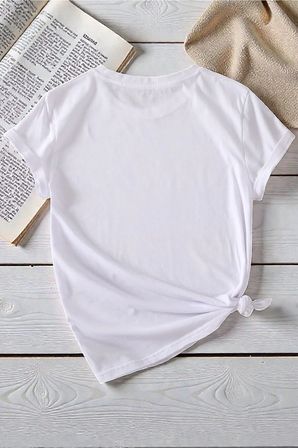 Unisex Los Angeles Californıa Baskılı Tasarım Tshirt