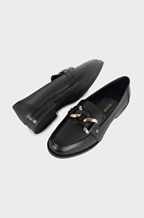 Hakiki Deri Tokalı Kadın Babet