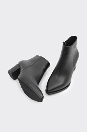 Hakiki Deri Topuklu Kadın Bot