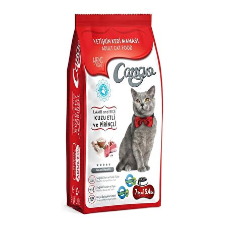 Cango Yetişkin Kedi Maması Kuzu Etli 7 kg x 2 Adet