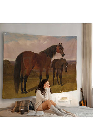 Kısrak ve Tay Duvar Örtüsü-7047