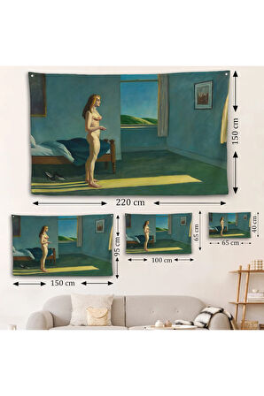 Güneşte Bir Kadın Duvar Örtüsü-7048