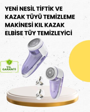 Tiftik Ve Tüy Toplama Cihazı – 200ml Hazne, Kompakt Boyut